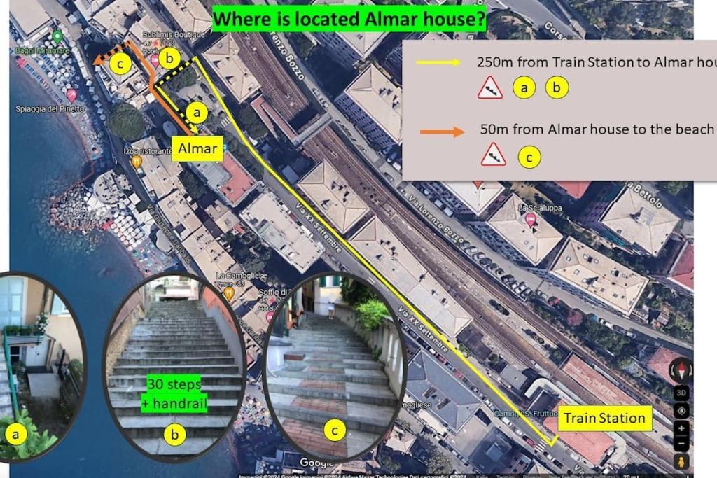 Almar Esclusivo E Centrale Camogli Εξωτερικό φωτογραφία